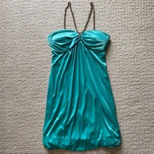 B.Darlin Teal Cocktail Dress (Damaged)